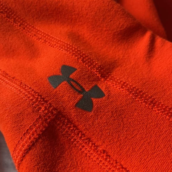 UNDER ARMOUR BLOOD ORANGE CAPRI LEGGINGS - Size S - Picture 3 of 4